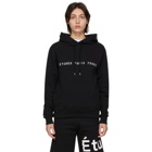 Etudes Black Klein Yes Future Hoodie