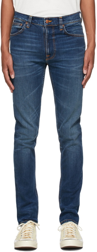 Photo: Nudie Jeans Blue Lean Dean Jeans