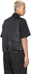 Engineered Garments Black Taffeta Vest