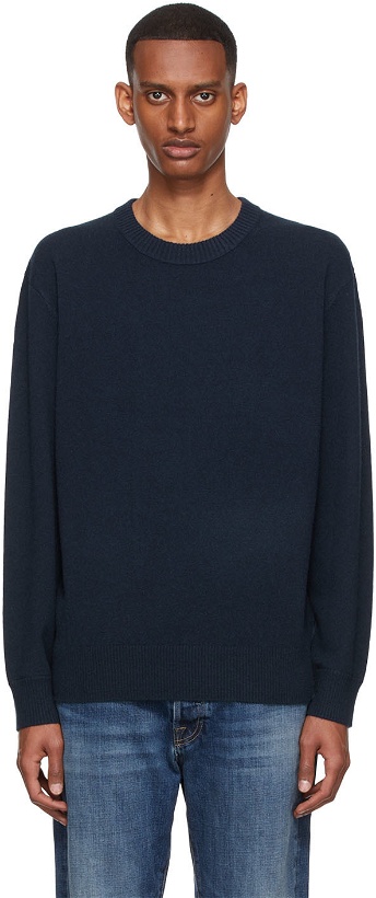 Photo: Frame Navy Cashmere Sweater