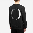 Han Kjobenhavn Men's Shadows Moon Crew Sweater in Black