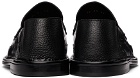 Loewe Black Slip-On Loafers