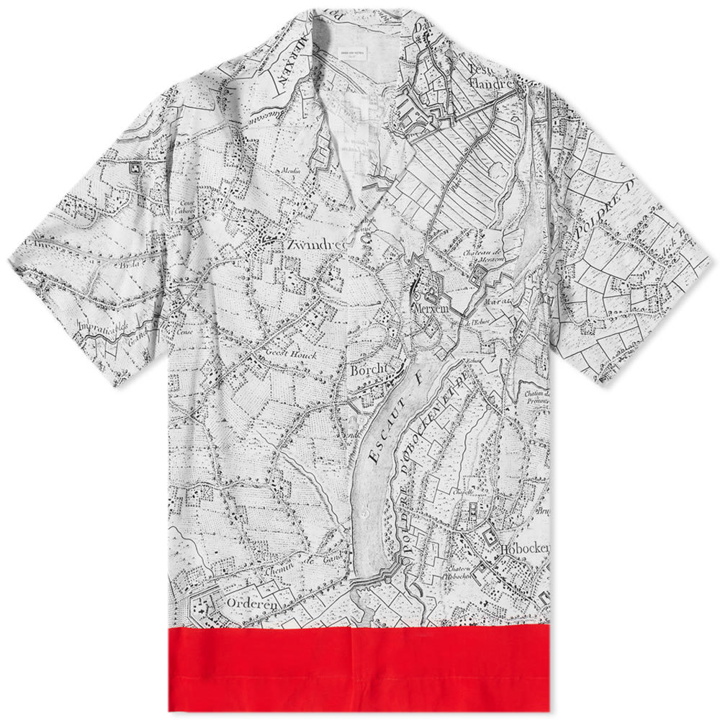 Photo: Dries Van Noten Carltone Map Print Vacation Shirt