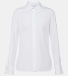 Max Mara Knut cotton-blend poplin shirt