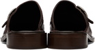 HEREU Burgundy Bernat Mule Loafers