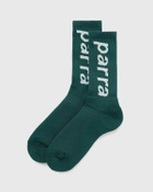 By Parra Lower case crew socks Green Men