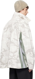 FFFPOSTALSERVICE SSENSE Exclusive Off-White FF Bunker Jacket