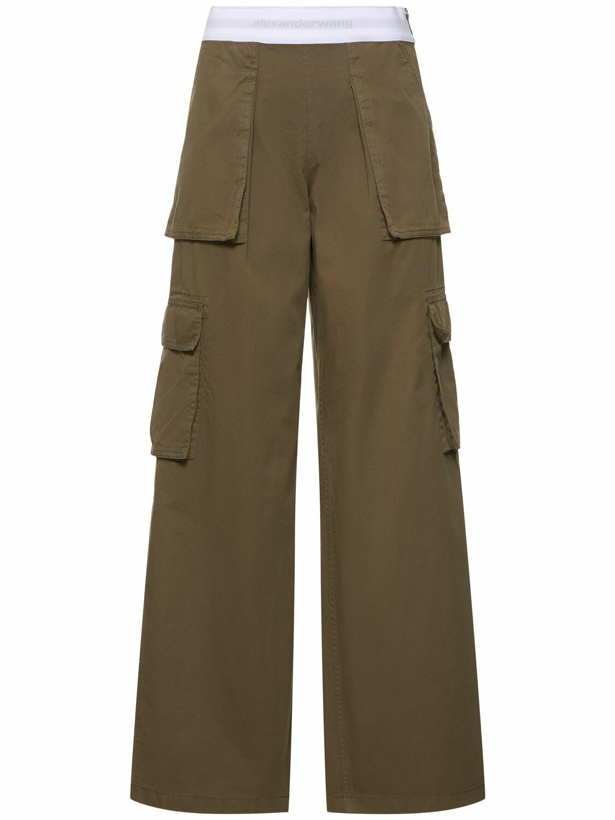 Photo: ALEXANDER WANG Mid Rise Cargo Cotton Pants