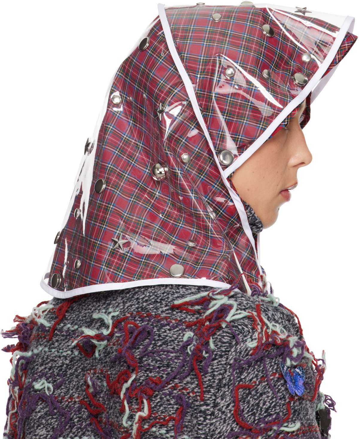 Chopova Lowena Red Rain Hat