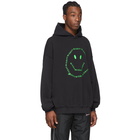 MISBHV Black A Smiley Logo Hoodie