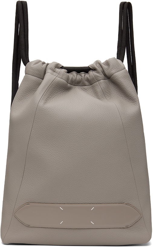 Photo: Maison Margiela Gray Soft 5AC Drawstring Backpack