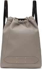 Maison Margiela Gray Soft 5AC Drawstring Backpack