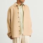 JW Anderson Men's Oversized Shirt Jacket in Clay Melange