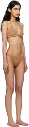 Hunza G Brown Tammy Bikini