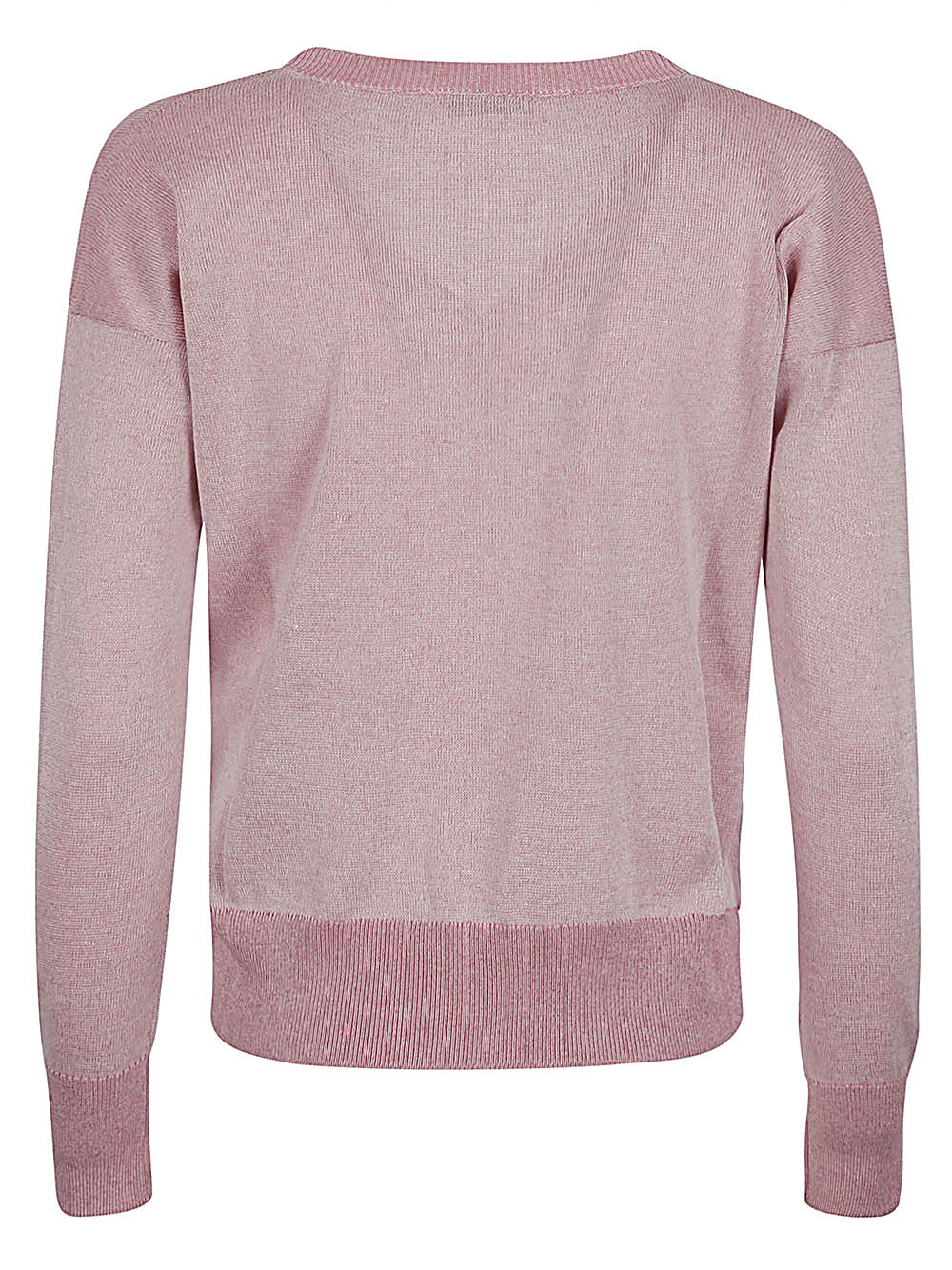 BASE - Cotton Blend V-neck Sweater Baserange
