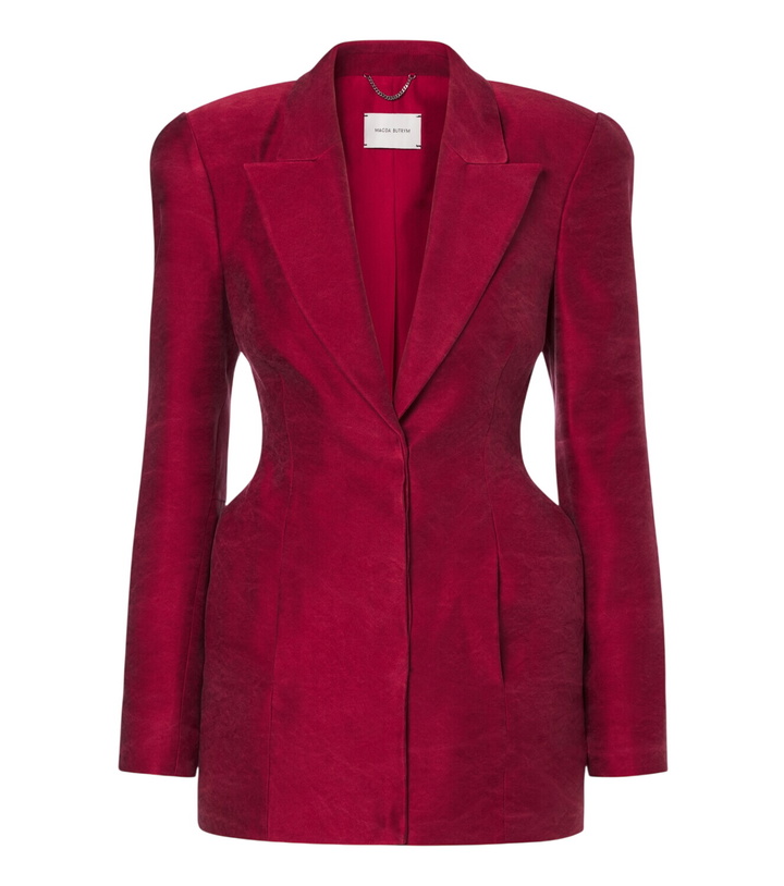 Photo: Magda Butrym Silk blazer dress