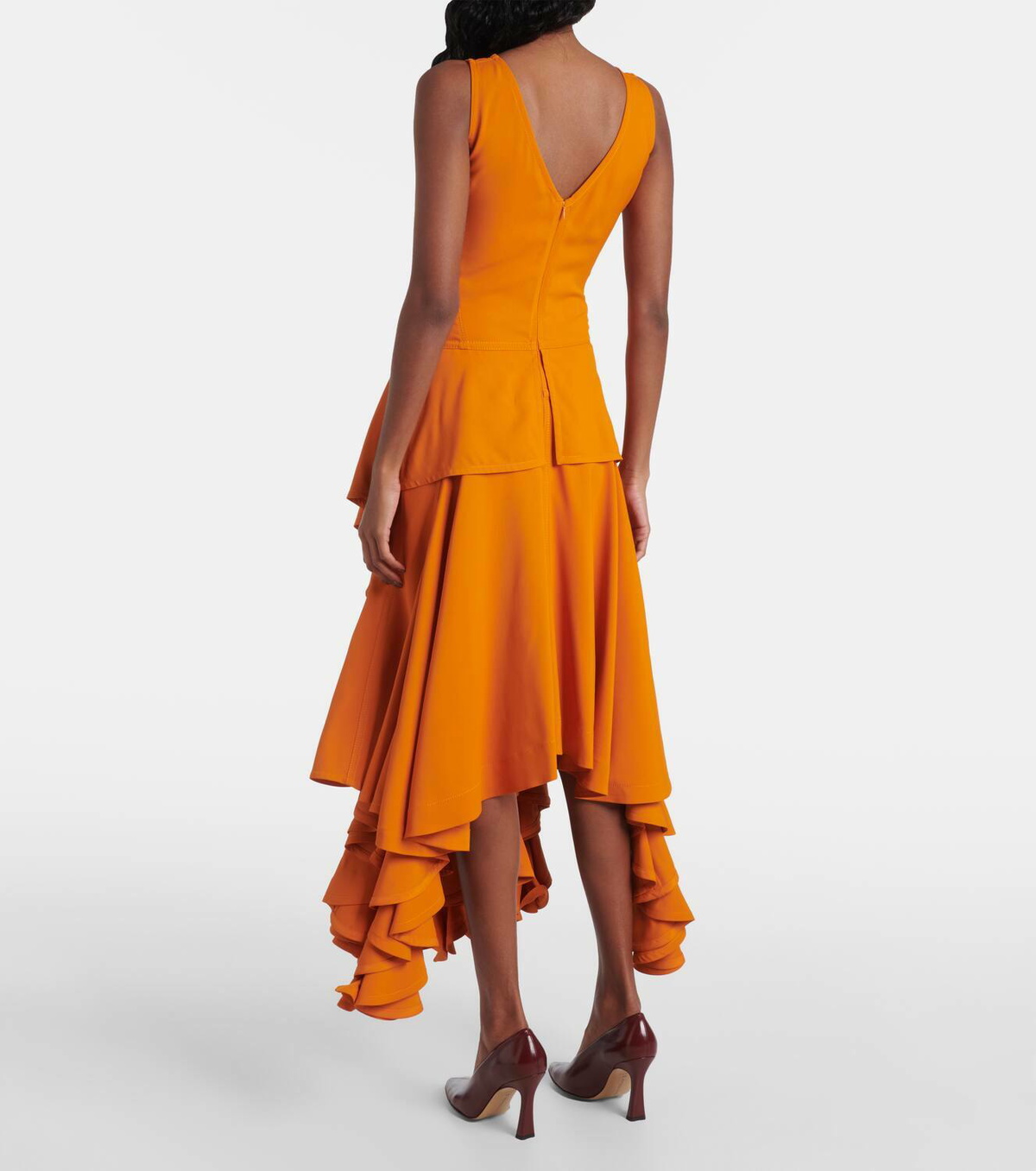 Bottega Veneta Ruffled midi dress Bottega Veneta