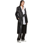 Wendelborn Black Long Windbreaker Coat