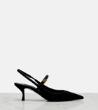Dolce&Gabbana Suede slingback pumps