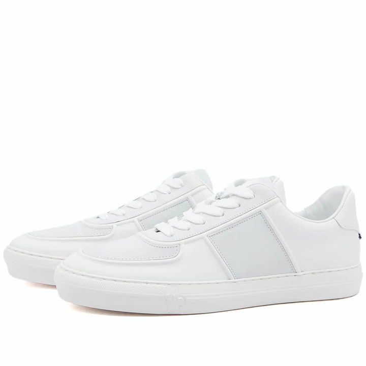 Photo: Moncler Men's Neue York Low Top Basketball Sneakers in White