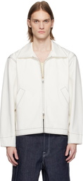 Karmuel Young White 2-Way Pocket Square Jacket