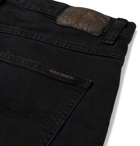 Nudie Jeans - Lean Dean Slim-Fit Tapered Stretch-Denim Jeans - Black