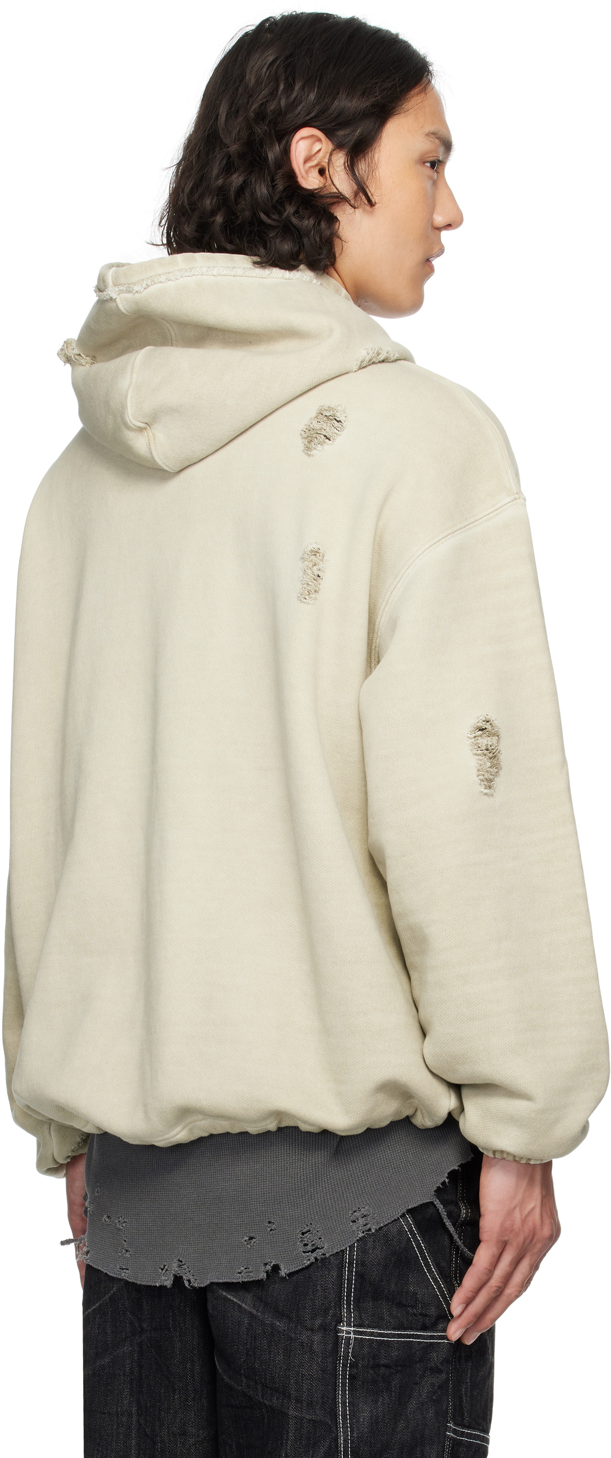 【THUG CLUB×DICKIES】24fw Hoof Hoodie Thug Club Beige Dickies Edition Hoof Hoodie Thug Club