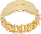 A.P.C. Gold Darwin Ring