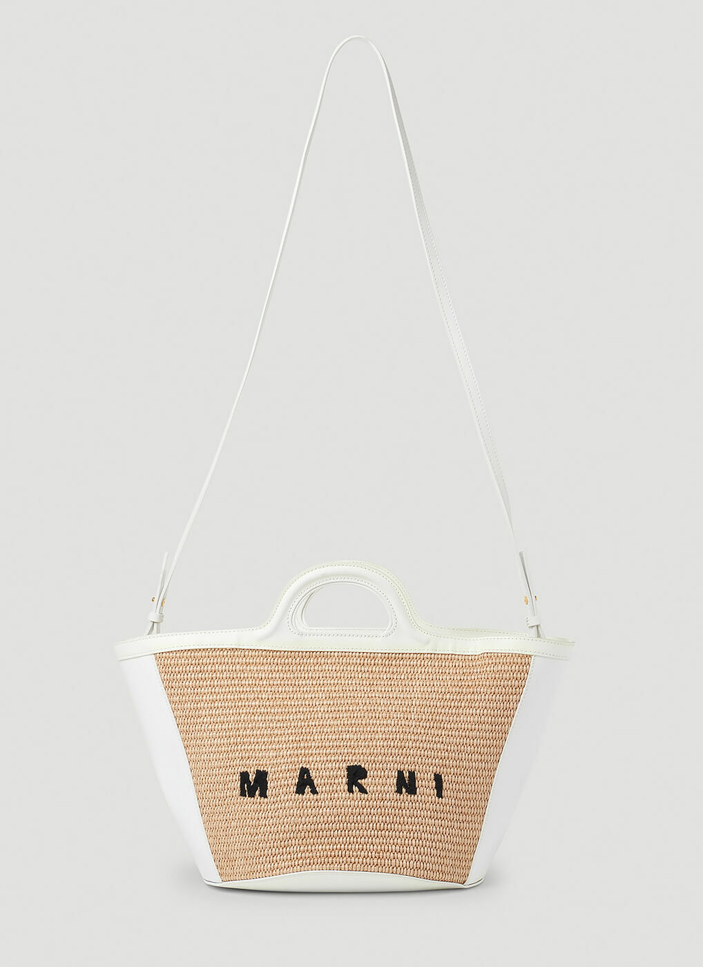 Marni Blue Mini Tropicalia Bucket Bag