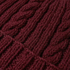 Inverallan Men's Aran Hat in Wine