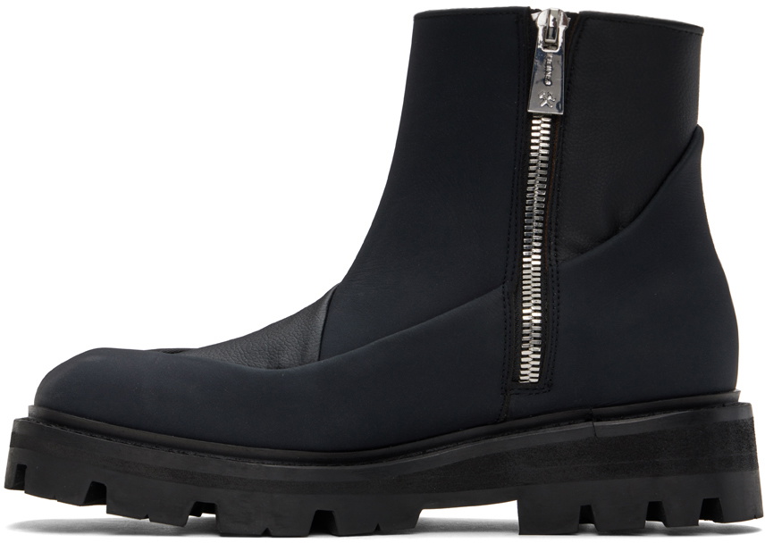 GmbH Black Aras Patchwork Boots