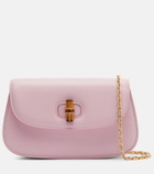 Gucci Bamboo leather clutch