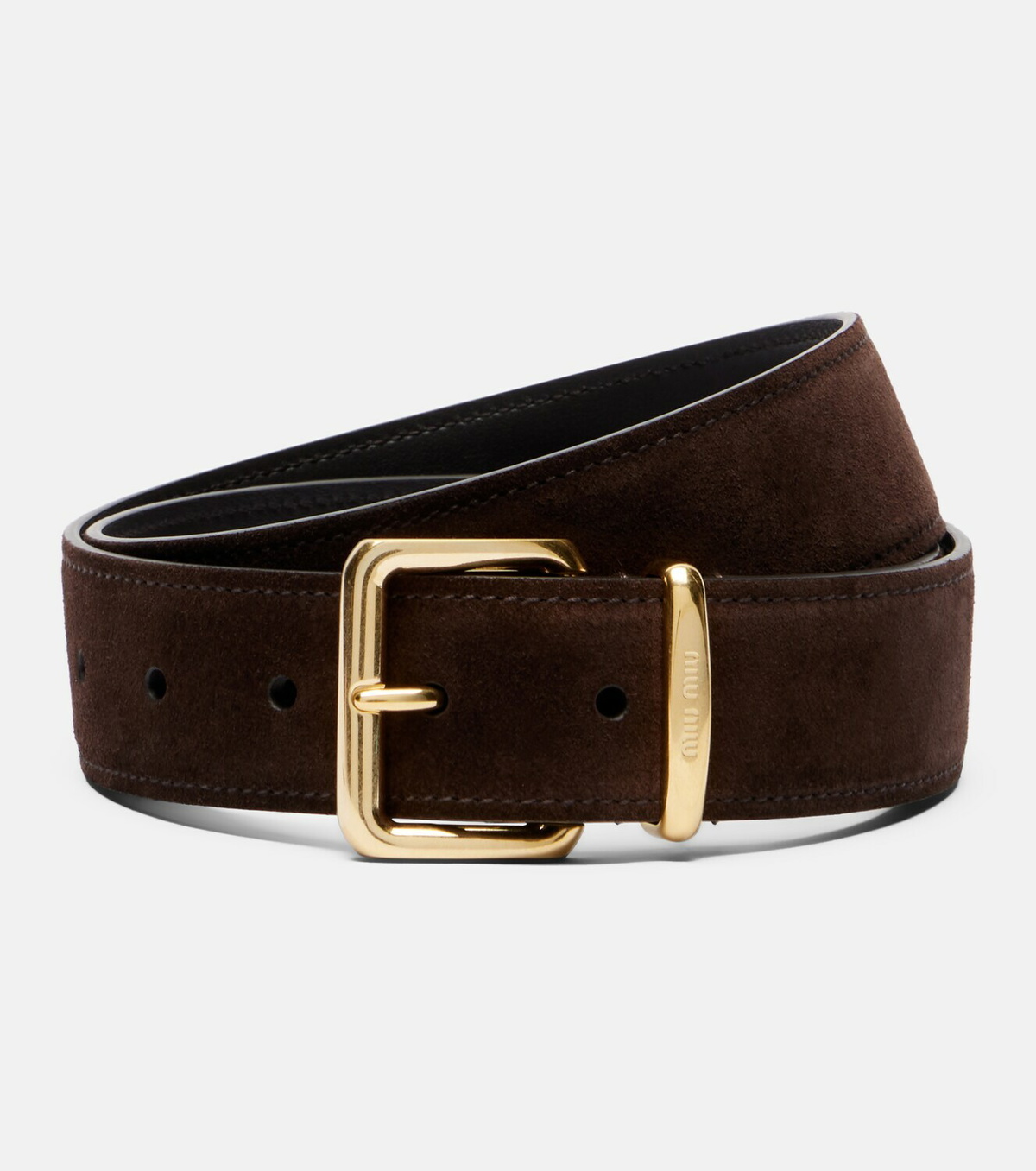 Miu Miu Suede belt