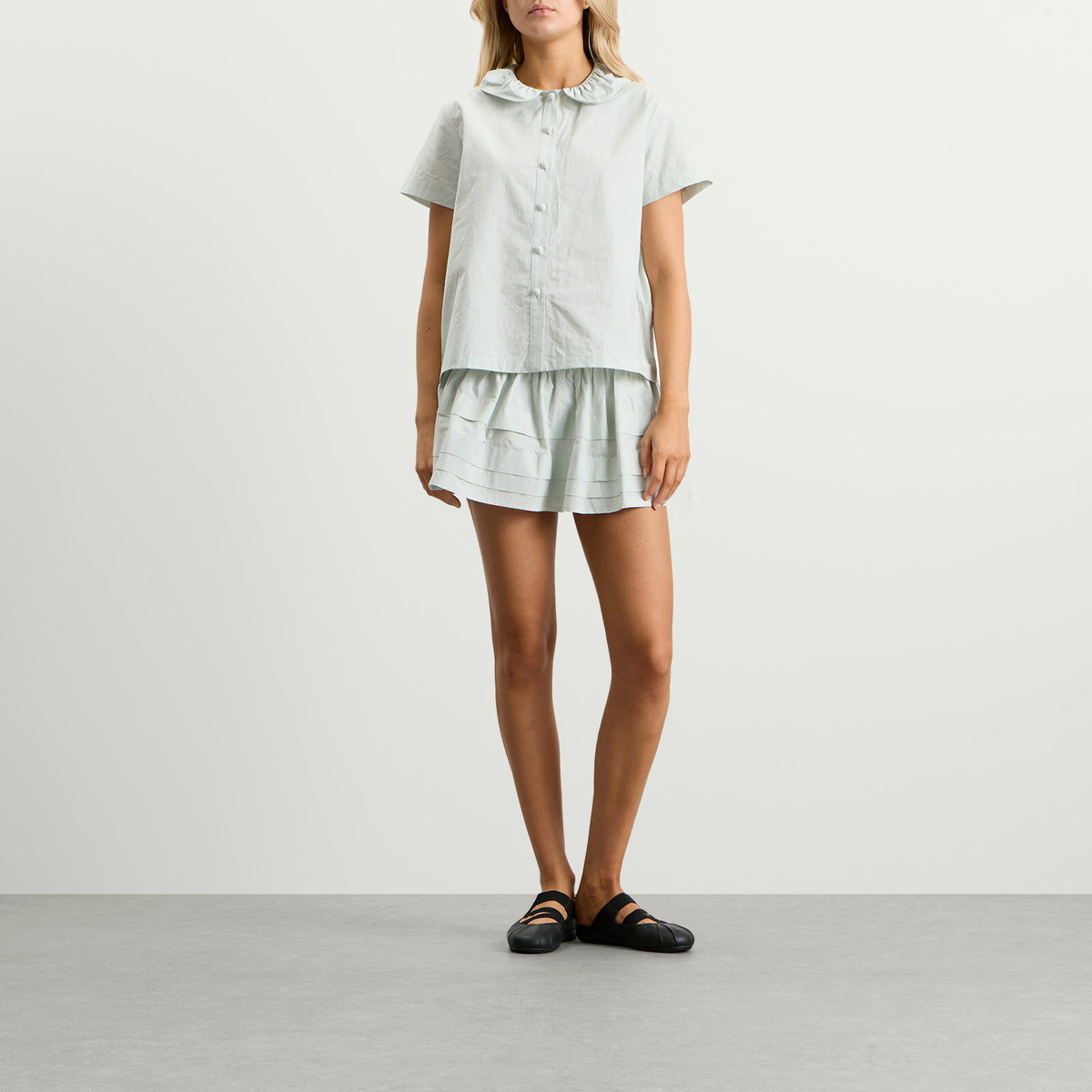 My Mum Made It Women's Esme Button Shirt in Mint