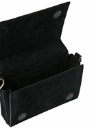 AMI PARIS - Lunch Box Patent Leather & Suede Bag