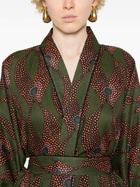 Maison La Plage Green Ravello Linen Mini Dress