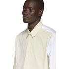 Jil Sander White and Beige Tilt Straight Fit Shirt