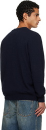 Balmain Navy Eco-Cashmere Sweater