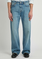 Jacquemus Le De-nimes Droit Wide-leg Jeans Blue