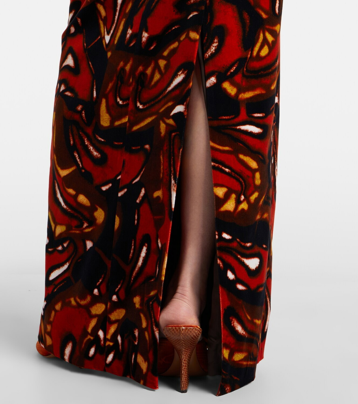 Dries Van Noten Debant printed cotton-blend maxi dress