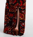Dries Van Noten Debant printed cotton-blend maxi dress