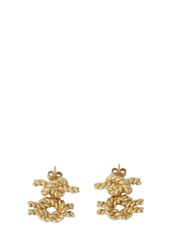 Photo: TOTEME Rope Knot Earrings