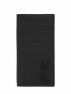 SAINT LAURENT - Monogram Embossed Continental Wallet