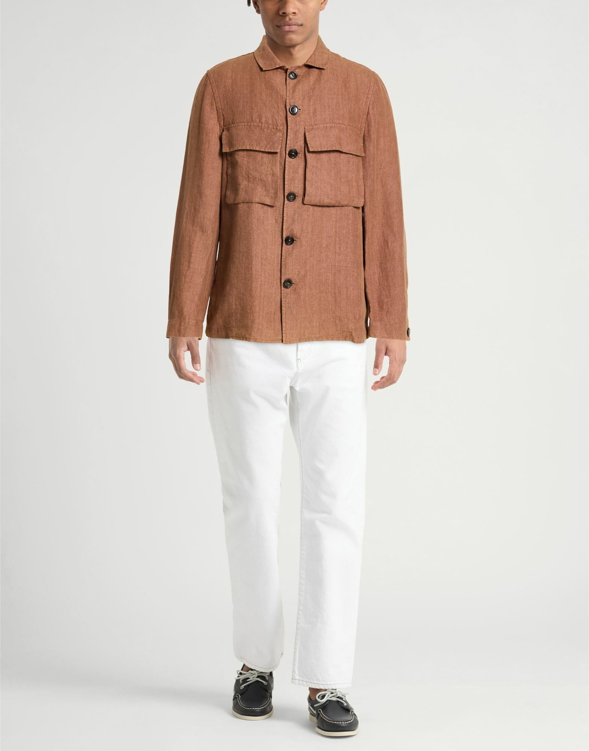 Lardini Mens Shirt Light brown