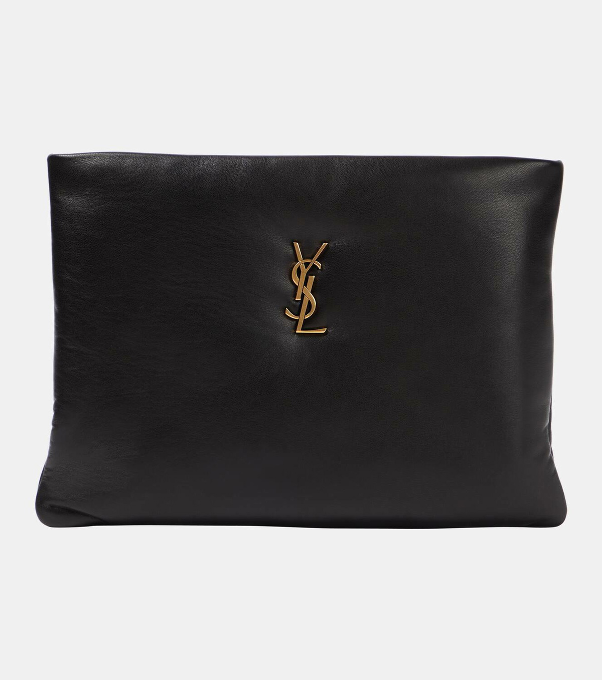 Calypso Small leather pouch in red - Saint Laurent