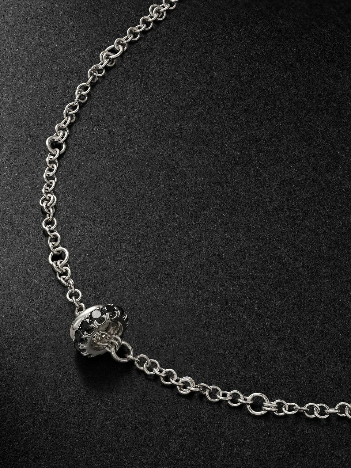 Spinelli Kilcollin - Gravity Sterling Silver Diamond Chain Necklace