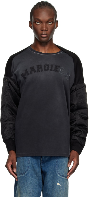 Photo: Bless Black Nº78 Bombolero Bomber Jacket