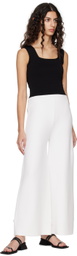 Blossom White High Waist Lounge Pants