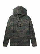 Valentino Garavani - Camouflage-Print Cotton-Blend Jersey Hoodie - Green