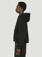 Lourdes Logo Print Basic Hooded Sweatshirt